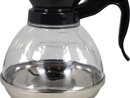 XC - Polycarbonate Decanter w  SS Bottom Supply