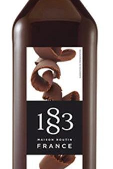 1883 Maison Routin Premium Syrup - 6 x 1L Pet-Plastic Bottles  - Chocolate Hot on Sale