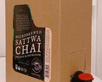 Sattwa Chai - Microbrewed Masala Chai - Organic & Heirloom - Case of 4 x 96 oz Hot on Sale