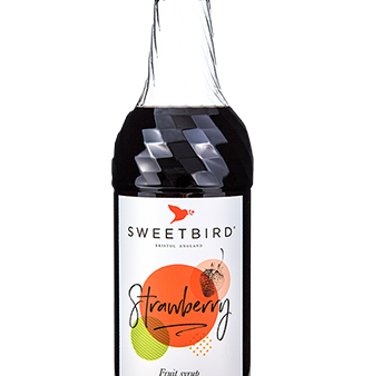 Sweetbird Syrup - Strawberry - 6 x 1 L Case - Vegan - Canadian Distribution For Cheap