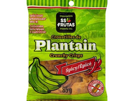 SS-Frutas | Plantain Crunchy Crisps Chips Spicy | 85 g X 50 | Box Online Hot Sale