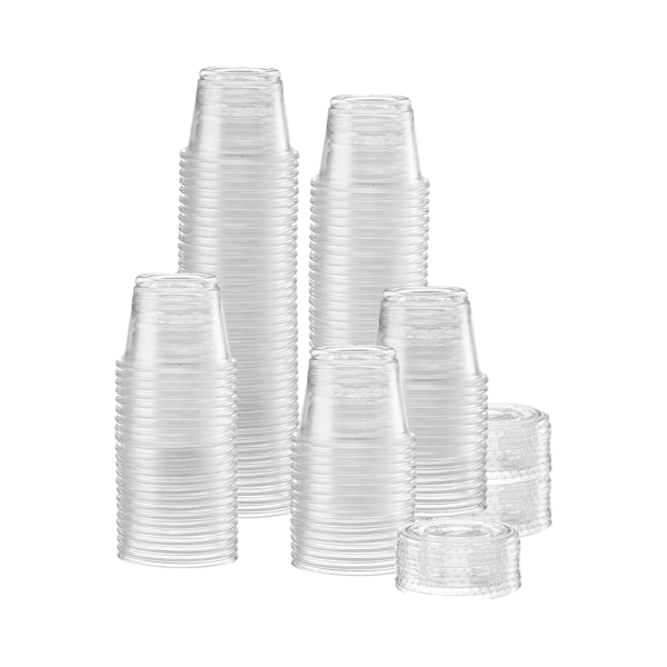 PLA Portion Cups Compostable - 2500 x 2 oz. portion cups per case - Sold By The Case Cheap