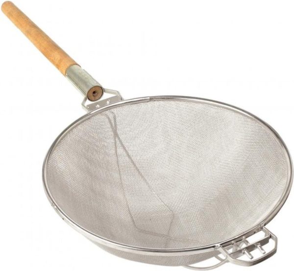 Strainer - Heavy Duty Double Mesh 14  - Long Handle For Discount