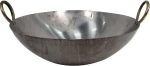 XC - Iron Wok (Kadai) - Flat #18 (48cm) on Sale