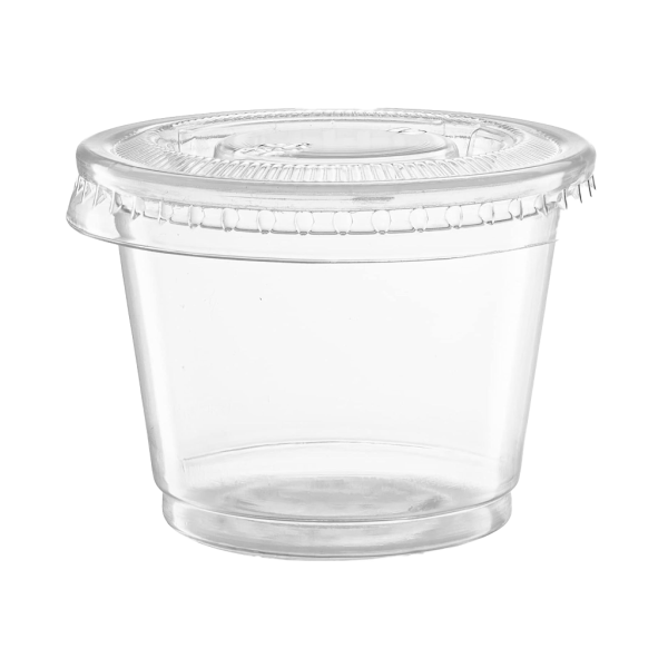 PLA Portion Cups Compostable - 2500 x 2 oz. portion cups per case - Sold By The Case Cheap