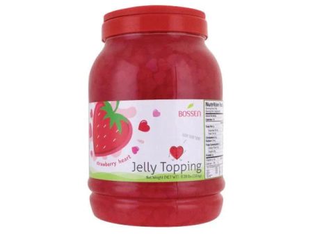 Strawberry Heart Jelly | Coconut Jelly | Multi-Use | Bubble Tea Topping | Ice Cream Topping | Foodservice Canada Cheap