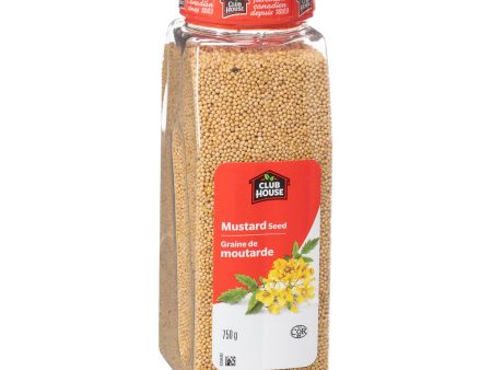 Spice Mustard Seeds - 12 x 750 g (Case = 1 x 750 g) - Clubhouse - Restaurant and Foodservice Ingredients - Canadian Distribution For Cheap