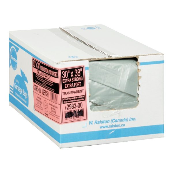 Bag Clear 30 x 38 Extra Strong Clear - 1 x 125 count - Ralston Purina - Packaging and Accessories - Restaurant Supplies and Equipment - Canadian Distribution Online Sale