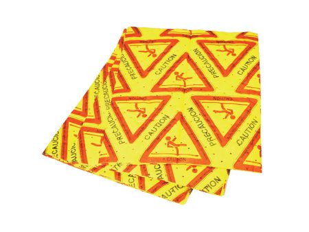 16 Inch X 18 Inch Hi-Vis Universal Caution Pads Heavy Duty - Sold By The Case For Cheap