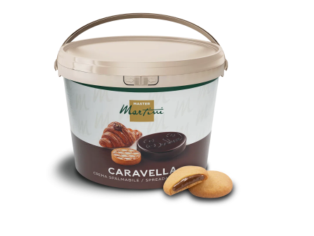 Caravella Fluifour Hazelnut Spread - 5kg Bucket - Master Martini Canada - Canadian Distribution For Discount