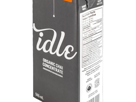 Idle - Chai Concentrate - Organic - Vegan - Gluten-Free - Clean Label - Shelf-Stable Liquid Chai Mix - Made in Canada Discount