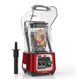 CRANDDI Quiet Blender K80, Removable Cover, Red Discount