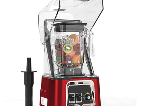 CRANDDI Quiet Blender K80, Removable Cover, Red Discount