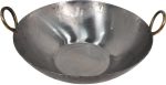 XC - Iron Wok (Kadai) - Flat #18 (48cm) on Sale