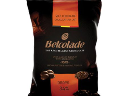 Belcolade - 34% Milk Chocolate -  5KG - Canadian Distribution Online