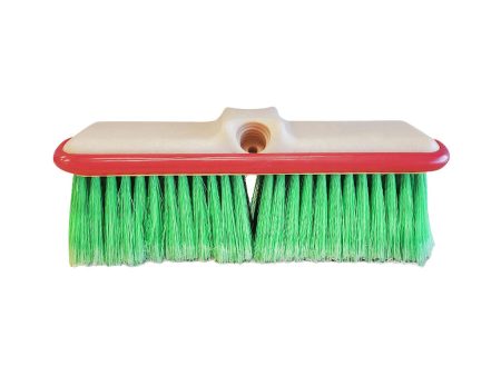 10 Inch Bumper Green Vehicle Brush - Sold By The Case For Discount