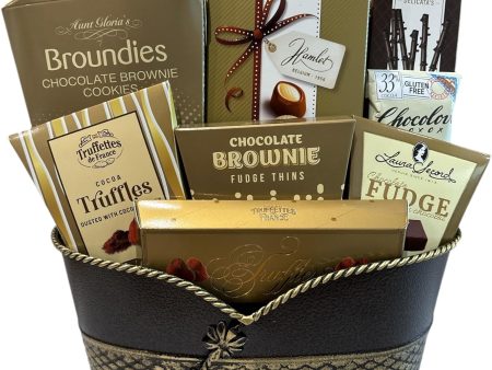 Chocolate Grand Treat - Includes pretzels, brownies, Belgium chocolate, fudge and more. Sale