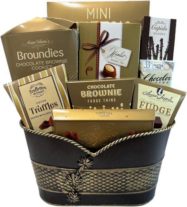 Chocolate Grand Treat - Includes pretzels, brownies, Belgium chocolate, fudge and more. Sale