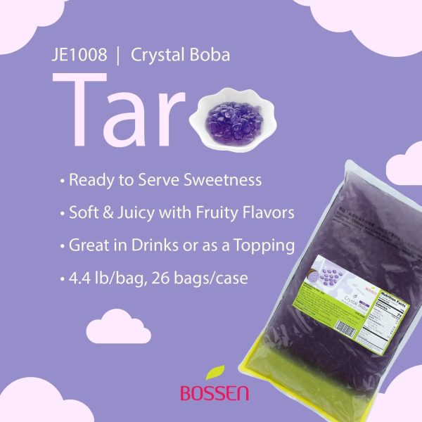 Taro | Crystal Boba | Agar Jelly Boba | Bossen Canada Online now