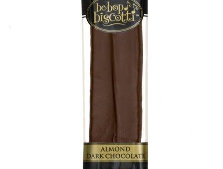 Almond Dark Chocolate - Case of 5 x 12 Individually Wrapped 2.25 oz Biscotti (60 Biscotties per case) Online