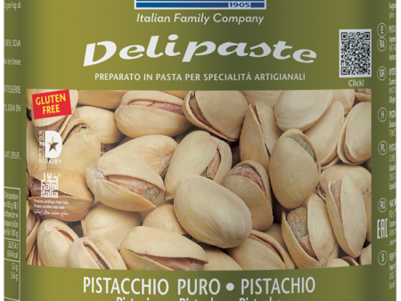 Fabbri PURE PISTACHIO - DELIPASTE (COMPOUND PASTES) - 3 x 1KG Tin - Fabbri Canada For Discount