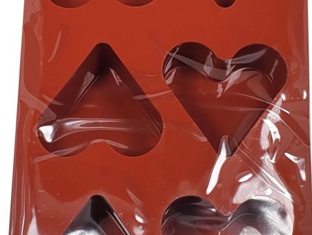 Silicone Heart Mold - 6 Compartment - SF036 Cheap