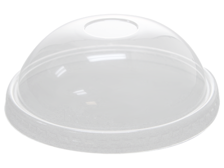 12 oz Clear Dome Lids (1000 Case) For Sale