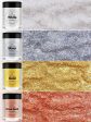 Edible Glitter Luster Dust - Food Grade - Edible, Set of 4 Colors, 3 grams - Glitter for Cocktails, Cake Decorating, Macaron, Candy, Icing Cream, Cookies, Chocolates, Fondant Pops - Halal, Vegan, Gluten-Free, Dairy-Free Supply