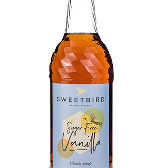 Sweetbird Syrup - Sugar Free Vanilla - 6 x 1 L Case - Vegan - Canadian Distribution Hot on Sale