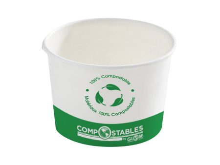 PLA Lined Paper Food Containers Bowls - 1000 containers per case - Sold By The Case on Sale