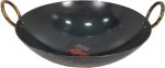 XC - Iron Wok (Kadai) - Flat Bottom #12 (30cm) Supply