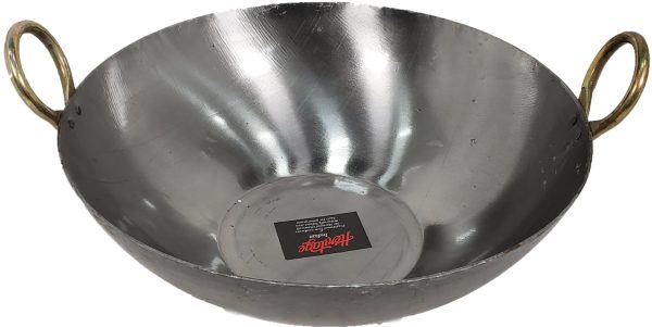 XC - Iron Wok (Kadai) - Flat #16 (42cm) Online