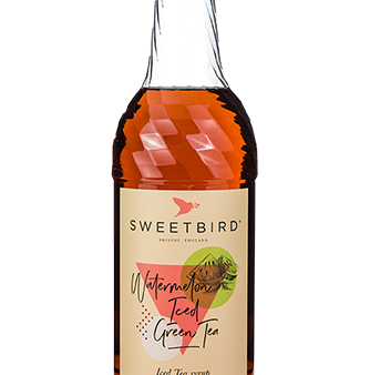 Sweetbird Syrup - Watermelon Iced Tea - 6 x 1 L Case - Vegan - Canadian Distribution For Discount