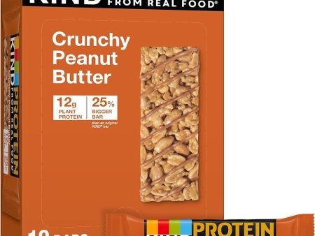 Bar Crunchy Peanut Butter - 6 x 12 count - Kind Llc - Restaurant and Foodservice Ingredients - Canadian Distribution on Sale