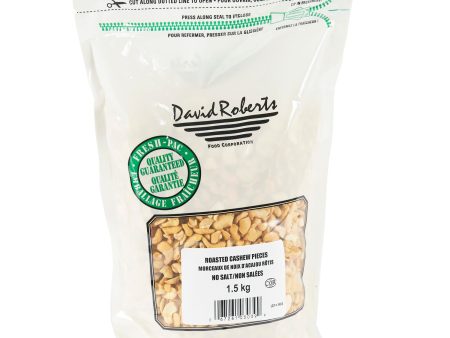 Nut Cashew Pieces Roasted No Salt - 2 x 1.5 kg - David Roberts - Restaurant and Foodservice Ingredients - Canadian Distribution Hot on Sale