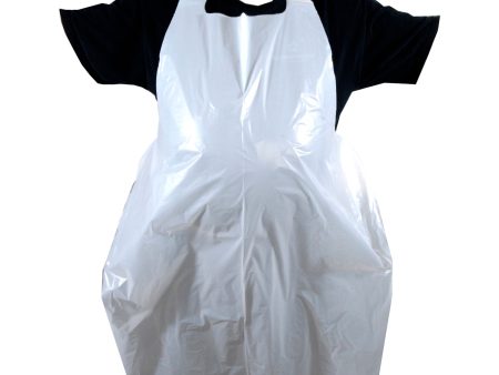 Apron Poly White - 1 x 100 each - Hy-five - Packaging and Accessories - Restaurant Supplies and Equipment - Canadian Distribution For Discount