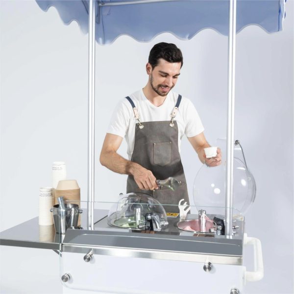 Top Churn V2 - Custom Gelato Cart - Heat & Freeze Machines for Gelato, Ice Cream, & Sorbets For Sale