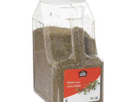 Spice Thyme Leaves - 1 x 745 g - Clubhouse - Restaurant and Foodservice Ingredients - Canadian Distribution Supply