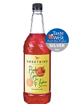 Sweetbird Syrup - Pink Guava and Lime Lemonade - 6 x 1 L Case - Vegan - Canadian Distribution Fashion