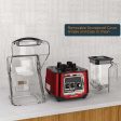 CRANDDI Quiet Blender K80, Removable Cover, Red Discount