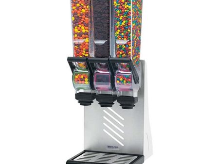 SlimLine Dry Food & Candy Dispenser | Triple 2 L Countertop Online Hot Sale