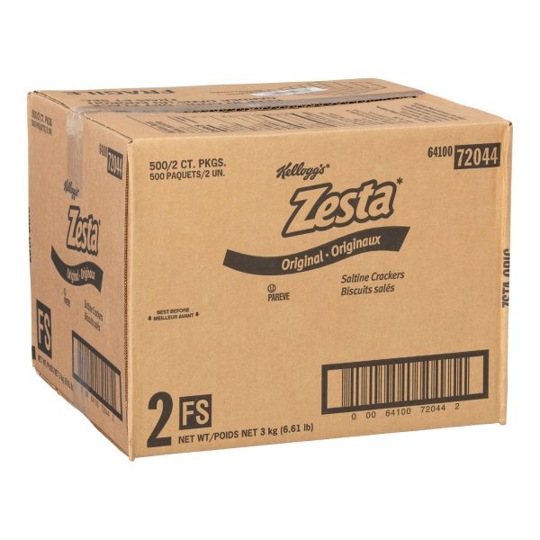 Zesta Salted Soup Crackers - Wrapped - 500 x 6 g - Kellogg s - Restaurant and Foodservice Ingredients - Canadian Distribution Online Sale