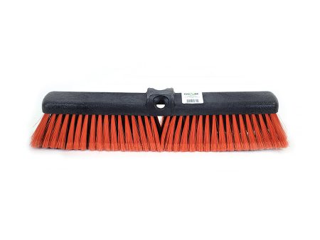 18 Inch Medium Plastic Block Push-broom - Sold By The Case Discount