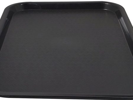 12 x16  - Fast Food Tray - Black Supply