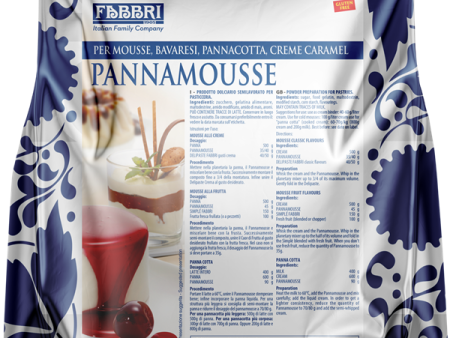 Fabbri PANNAMOUSSE - Base for Pastry - 6 x 1 KG (2.2 lb) - Fabbri Canada Online Sale