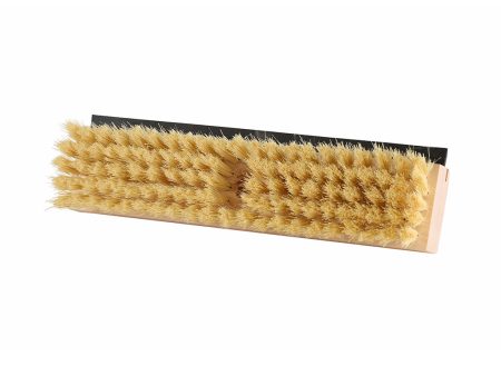 12 Inch Natural Fiber Deck Scrub Head With Squeegee - Sold By The Case on Sale