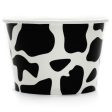 12oz Cow Print Ice Cream Cups (1000 Case) Online Sale