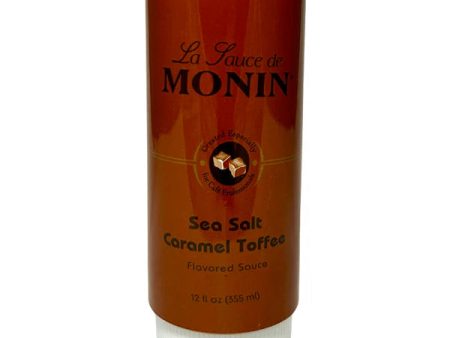 Sea Salt Caramel Toffee Sauce - Monin Canada - 6 x 12 oz Fashion