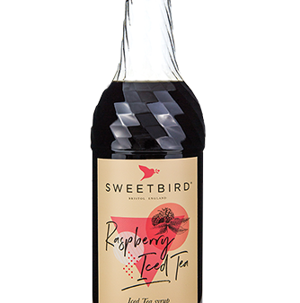 Sweetbird Syrup - Raspberry Iced Tea - 6 x 1 L Case - Vegan - Canadian Distribution Online Hot Sale