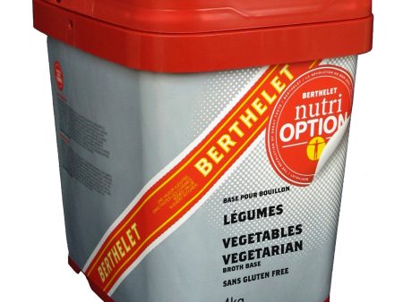 Broth Vegetable Base Vegetarian - 1 x 4 kg - Nutri Option - Restaurant and Foodservice Ingredients - Canadian Distribution For Discount